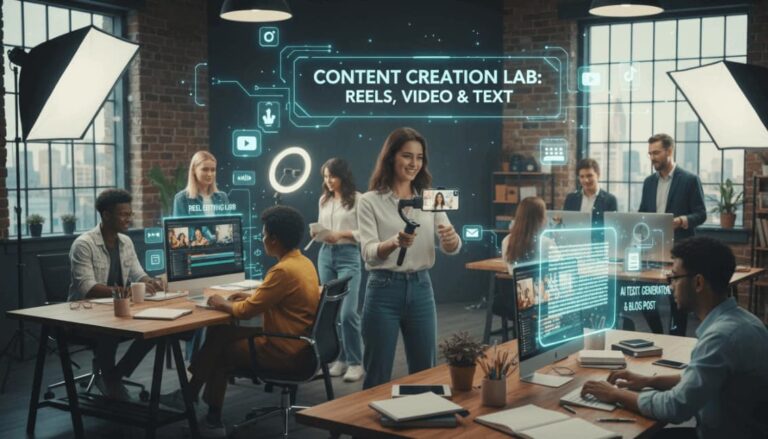 NB Creatix creating high-quality content including Instagram reels, social media posts, videos, blogs, and AI-based content for brand growth.