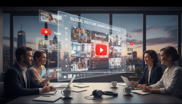 NB Creatix managing YouTube marketing campaigns to increase video views, subscribers, and brand visibility through optimized content and ads.